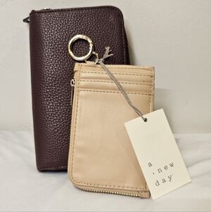 A New Day Wallet and Cardholder Set